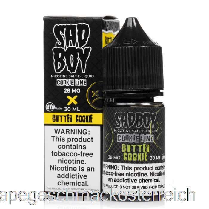 Butterkeks – Sadboy-Salze – 30 Ml, 48 Mg Vape-Geschmack